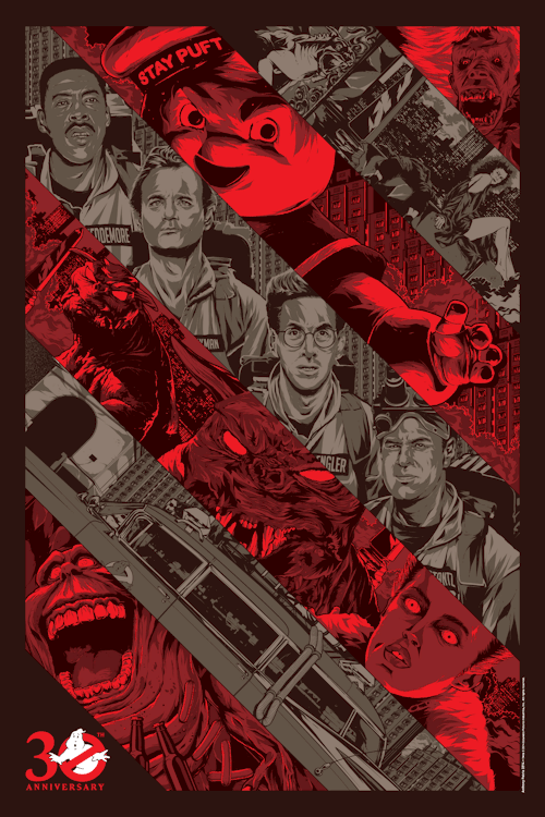 "GHOSTBUSTED" Regular Version
24&#8221; x 36&#8221; Five color Screen-print
on White Cougar Smooth paper
Limited edition run of 300 prints

"GHOSTBUSTED" Khaki Variant
24&#8221; x 36&#8221; Four color Screen-print
on White Cougar Smooth paper

For the Officially Licensed Ghostbusters 30th Anniversary show for Gallery 1988 and Sony.
Available from the traveling art show in NYC, Chicago, LA and San Diego Comic Con.
More info here: www.ghostbusters30th.com

For more updates, follow me here:

Twitter  |  Facebook  |  Website  |  Blog  |  Store  |  Behance  |  Instagram
