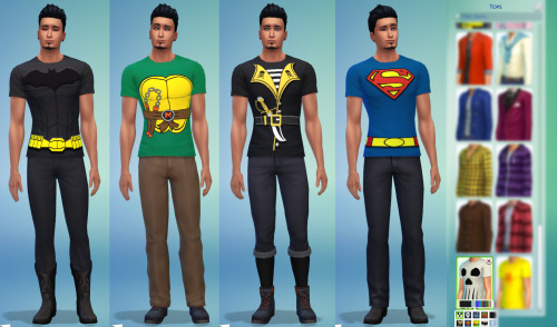 sims - The Sims 4: Мужская повседневная одежда Tumblr_nb4k9hCBcw1rer054o1_500