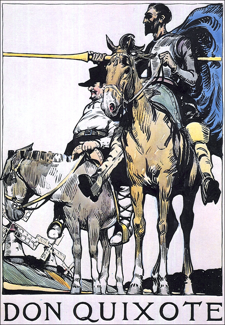 Art by Edward Hopper (c 1899) - &#8220;Don Quixote.&#8221;