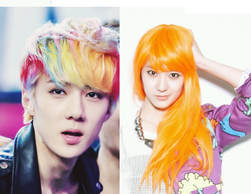 Kpop Idol Hair Color Girls