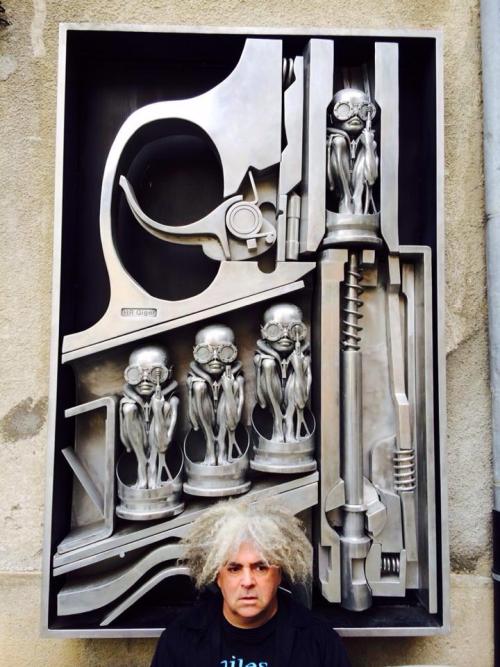 The Melvins&#8217; King Buzzo at the H.R. Giger Museum in Switzerland.