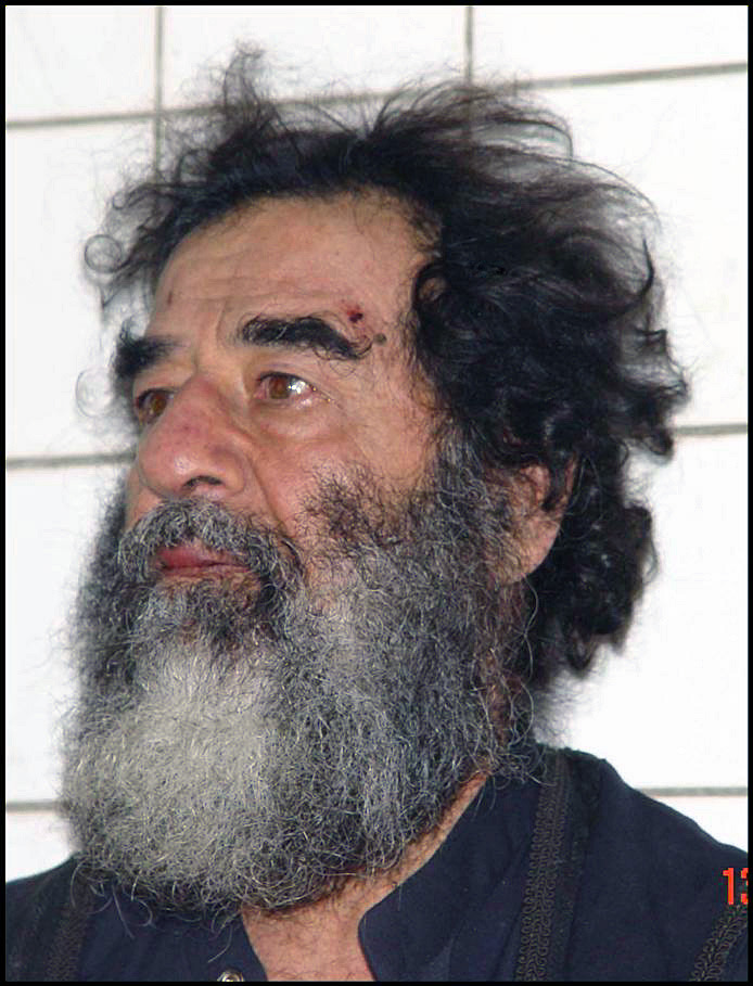 This is What Saddam Hussein  Looked Like  on 12/14/2003 
