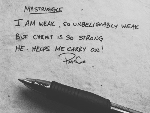 In our weakness, God is glorified