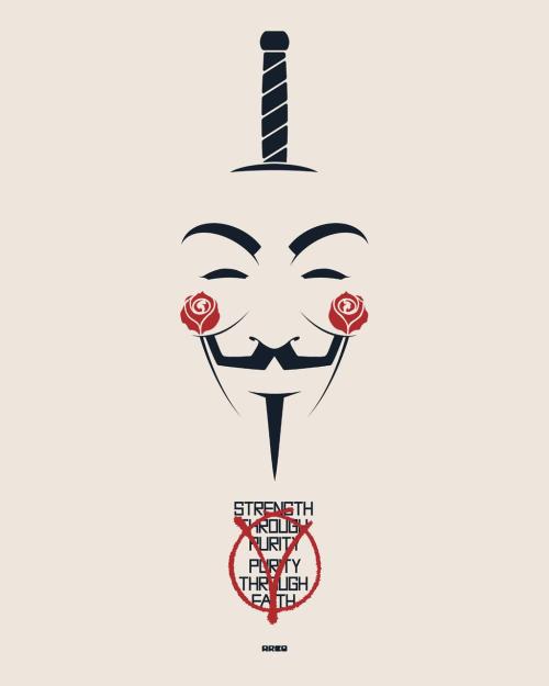 V for Vendetta by Matt Ferguson / Tumblr / Website / Twitter