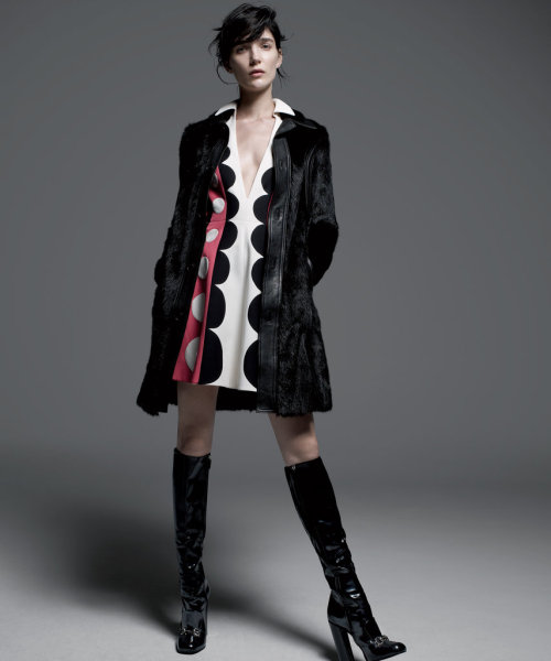 cajunsunshine:fashion-boots:Janice Alida at Elite for The New... - Bonjour Mesdames
