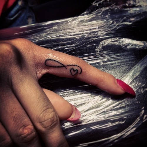 Heart Finger Tattoo Tumblr