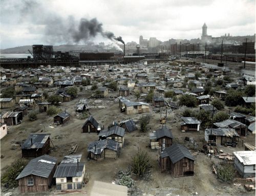 historicaltimes:


Hooverville, Seattle 1937 - One of many shanty towns that sprang up across the USA during the Hoover years of the Great Depression Read More