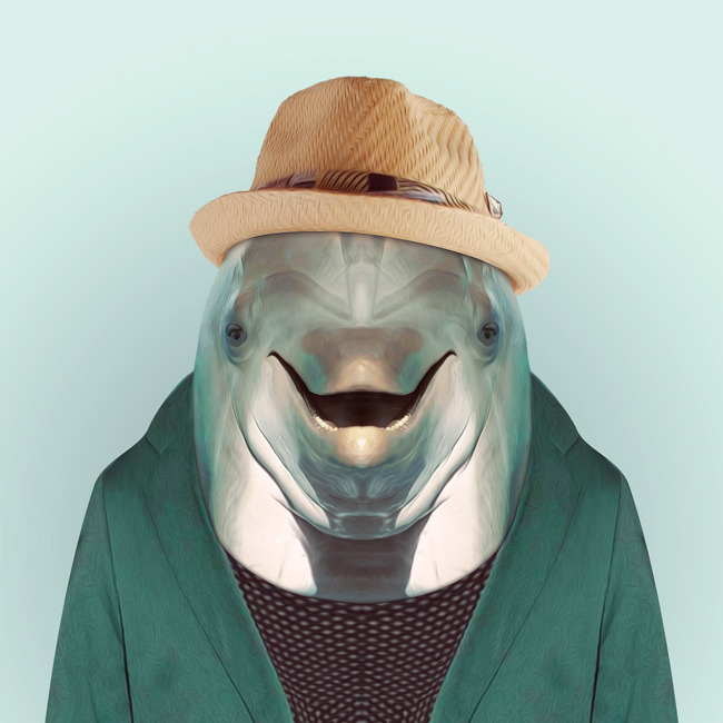 DOLPHIN by Yago Partal 
for ZOO PORTRAITS