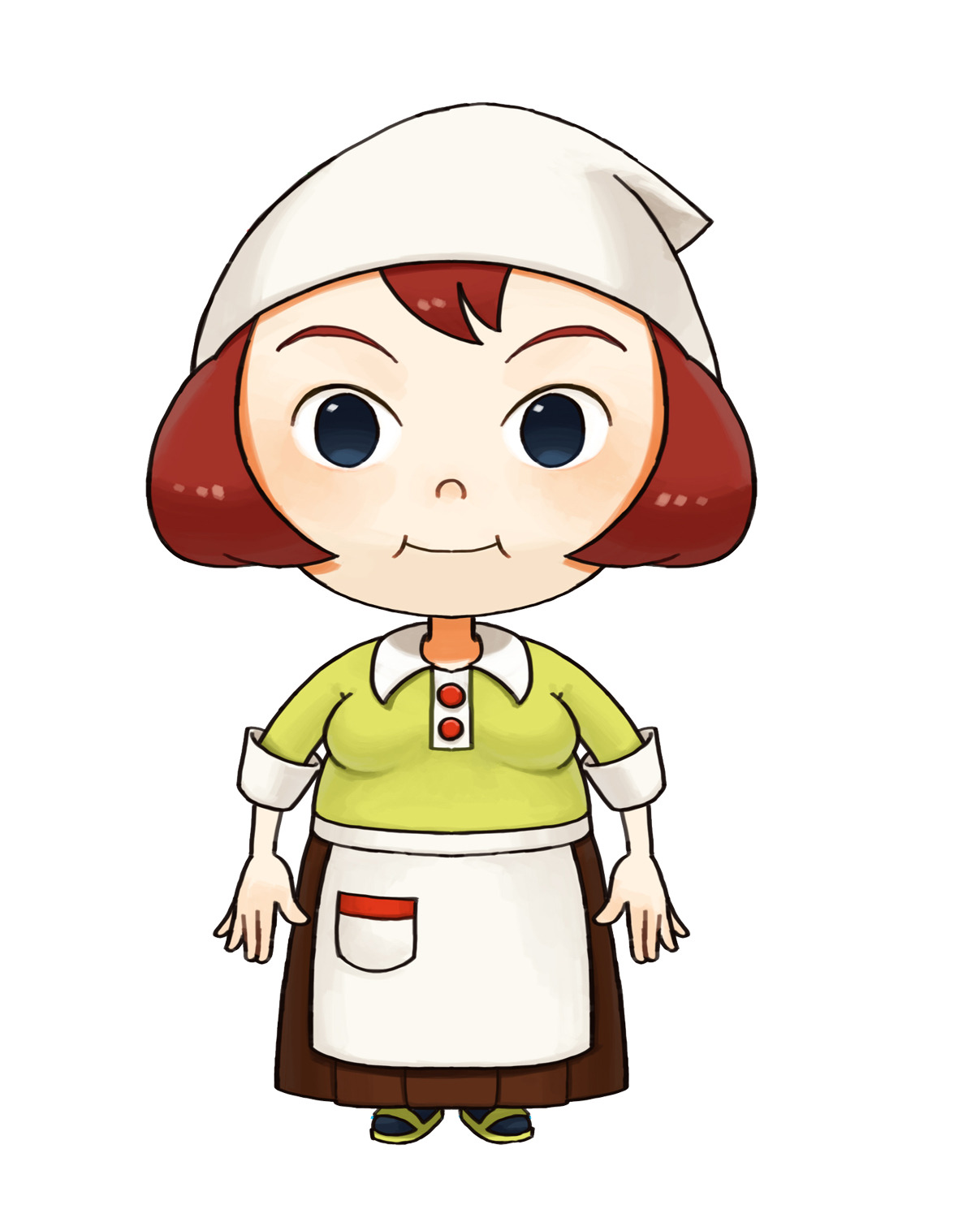 Hanna is this week’s featured villager in Meet the Residents of The Lost Valley! Hanna is the owner of the local café. With a mix of a feminine appearance and a tomboy personality she&#8217;s never outgrown, Hanna is a bit of a contradiction."Buy some of my food, will ya? I&#8217;m sure you&#8217;re gonna love it!"Though she can be a little careless with her words and actions, Hanna has a big heart, and plenty of love for all her customers – and her daughter, Emily!  As a middle-aged woman, she&#8217;s comfortably settled into the slower-paced lifestyle of the Lost Valley, and couldn&#8217;t think of living anywhere else. Stop by, and Hanna will be sure to feed you plenty of delicious food, cooked and served by fellow family members."My hubby and I have a restaurant in town! Emily is the hostess!"Hanna runs the local eatery, while her daughter Emily serves as the hostess of the restaurant. Hanna is very proud that her daughter Emily is carrying on the family tradition by working in the restaurant. Read more about Emily, our first bachelorette reveal, at http://ceecee-natsume.tumblr.com/post/93410632582/emily-is-the-first-bachelorette-were-revealing