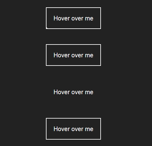 A set of button hover animations