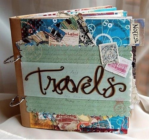 When I will go travelling I will make a book like this with al the places I&#8217;ve been to.