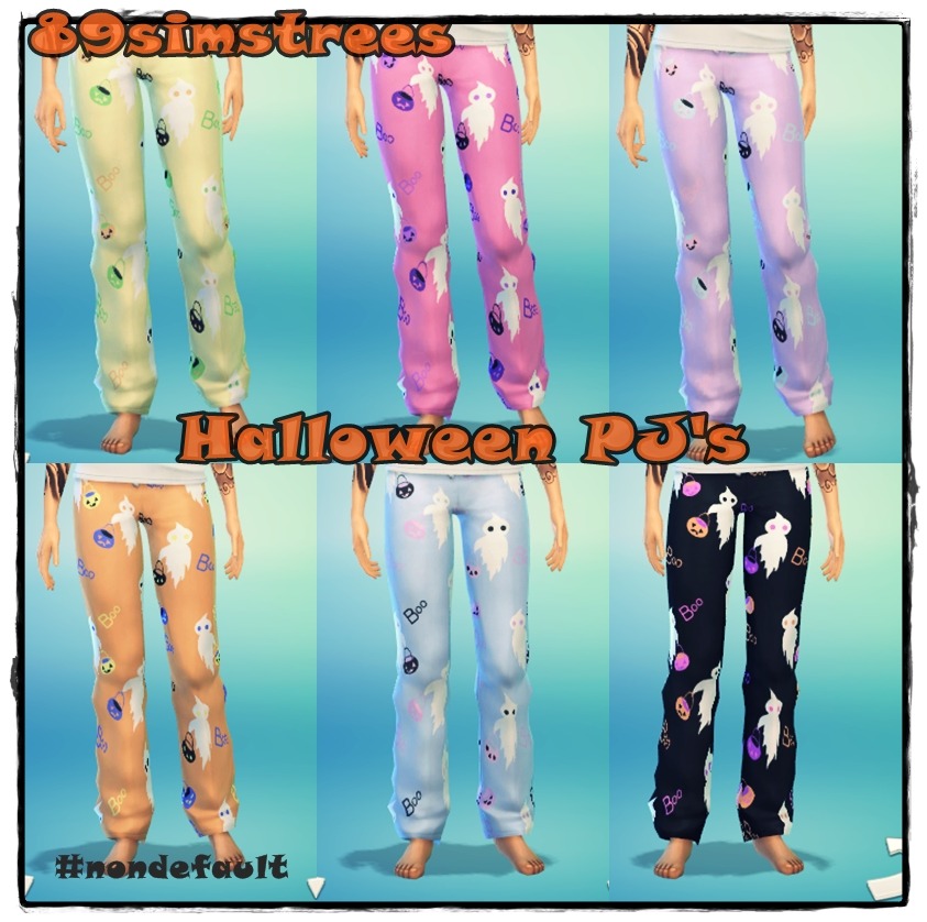 Susu my dear SimmersHalloween PJ&#8217;s for youu!I took the pattern from lolitadesu. They&#8217;re so pretty *_*
You can download them here:
Download
Have fun with them and Happy Simming!