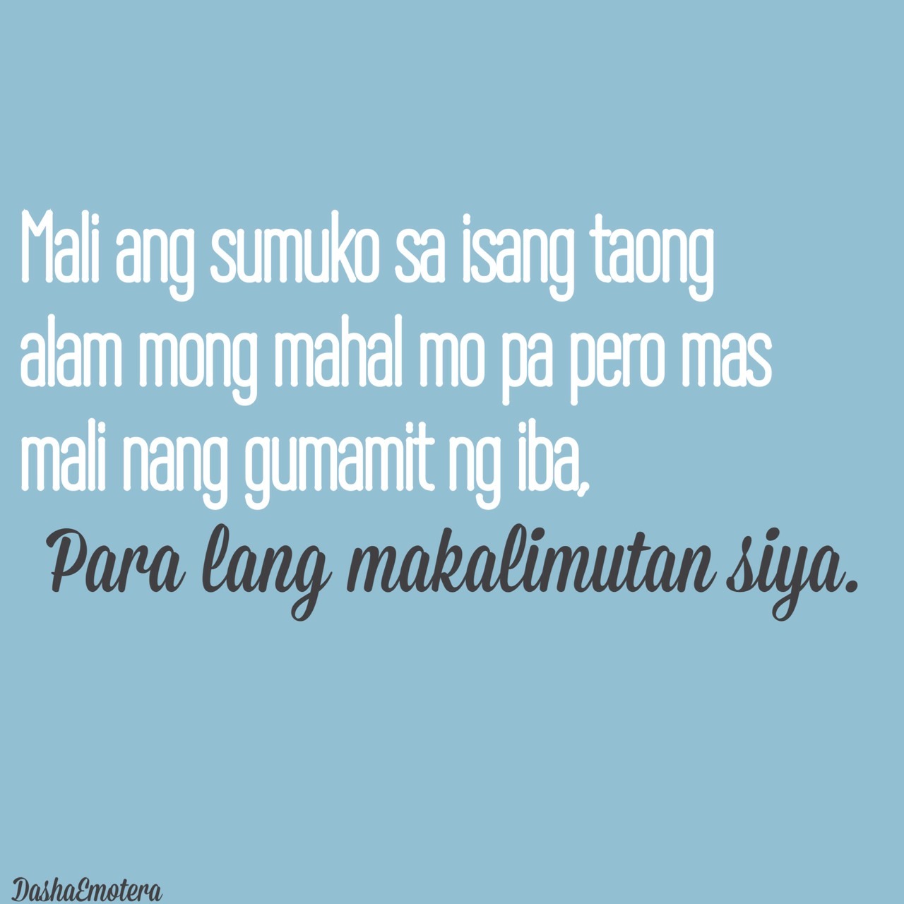 Quotes About Yourself Tagalog Tumblr ~ Self Quotes Tumblr - Viewing ...
