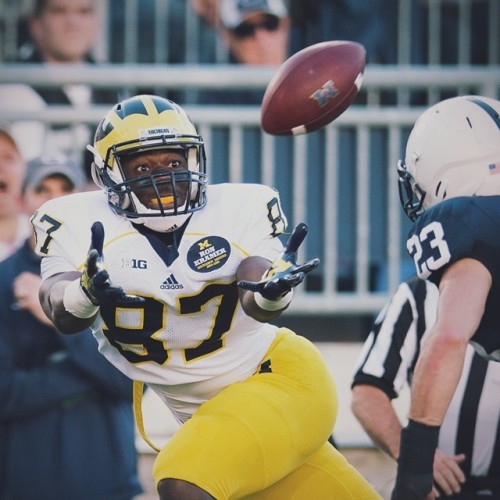 michiganathletics:<br /><br />Eyes on the prize.<br />