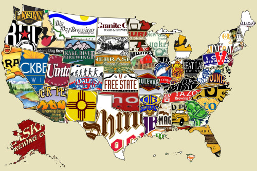 iconic beer map