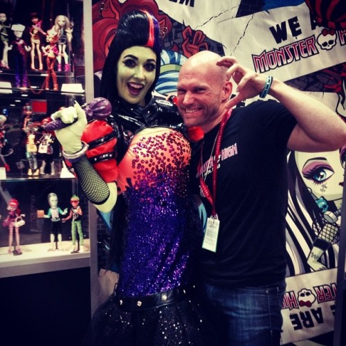 Come fang out with #Casta at the Mattel booth 3029!! #castafierce #monsterhigh #sdcc2014 #shellputaspellonyou (at San Diego Comic-Con International)