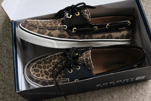 leopard print deck shoes