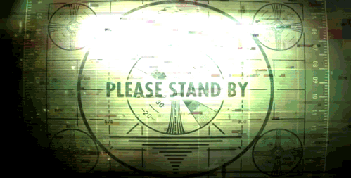 Image result for please stand by gif