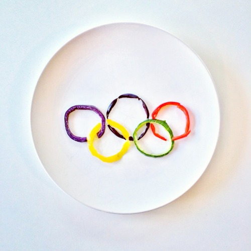 Olympic Vegetable Rings.