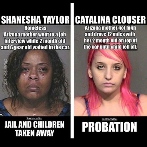 chescaleigh:

blackpowerisforblackmen:


Shanesha Taylor was arrested on March 20th by the Scottsdale Police for leaving her children ages 2 and 6 months in her car while she interviewed for a job. Ms. Taylor was homeless and could not access any child care. Her desperation to provide for herself and her children and her lack of options led her to take drastic measures in search of employment. Ms. Taylor needs support &amp; help rather than incarceration and a criminal record that will surely decrease her chances to provide for her children in the future. We ask that Maricopa County use common-sense and provide support for Ms. Taylor and her children rather than punishment.
Shanesha Taylor is still in jail pending a $9,000 bond.

Help drop the child abuse charges against Shanesha Taylor by signing this petition at change.org. Here’s the link: http://www.change.org/petitions/bill-montgomery-drop-the-child-abuse-charges-against-shanesha-taylor?recruiter=13739587&amp;utm_campaign=twitter_link_action_box&amp;utm_medium=twitter&amp;utm_source=share_petition

Don’t just reblog, make sure to sign! 