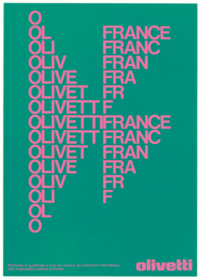 agi-open-london:

Walter Ballmer — Olivetti posters (1970’s)