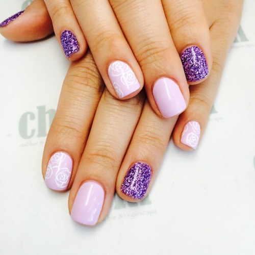 Lavender Love 💜 for @kelley_tanaka #lavendernails #purplenails...