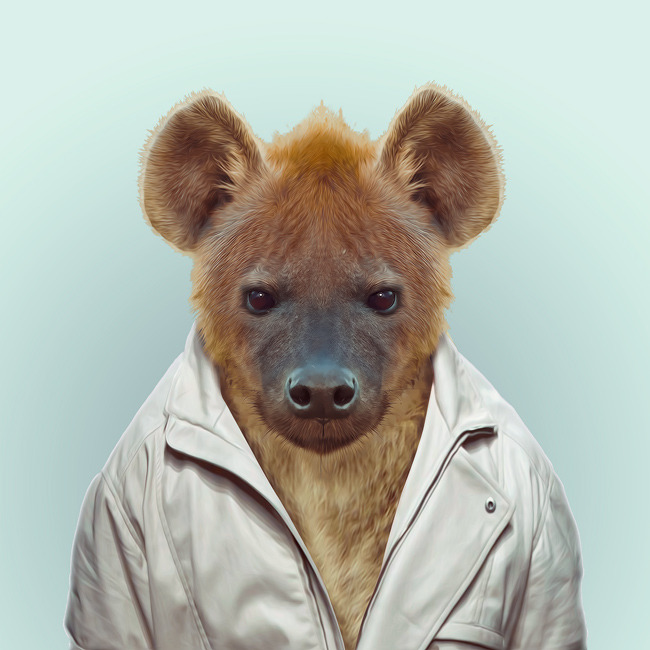 HYENA by Yago Partal 
for ZOO PORTRAITS