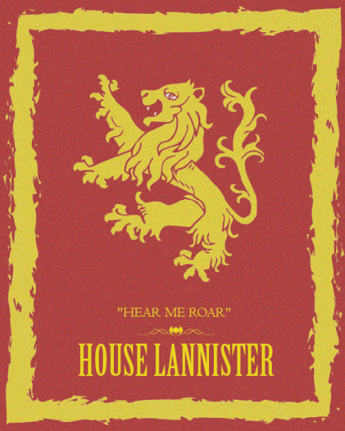 The Great Houses of Westeros by CinemiDesigns