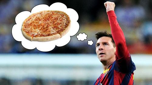 Rahasia kekuatan Messi, gak makan  Pizza !