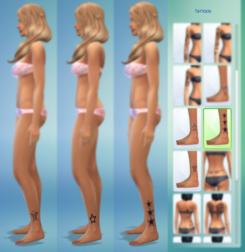 sims -  The Sims 4:  Татуировки Tumblr_nazka2gjUf1rer054o1_500