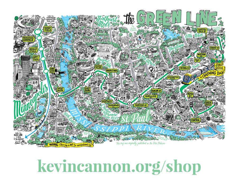 http://stuffaboutminneapolis.tumblr.com/post/99079064514/kevincannonart-the-green-line-map-is-now