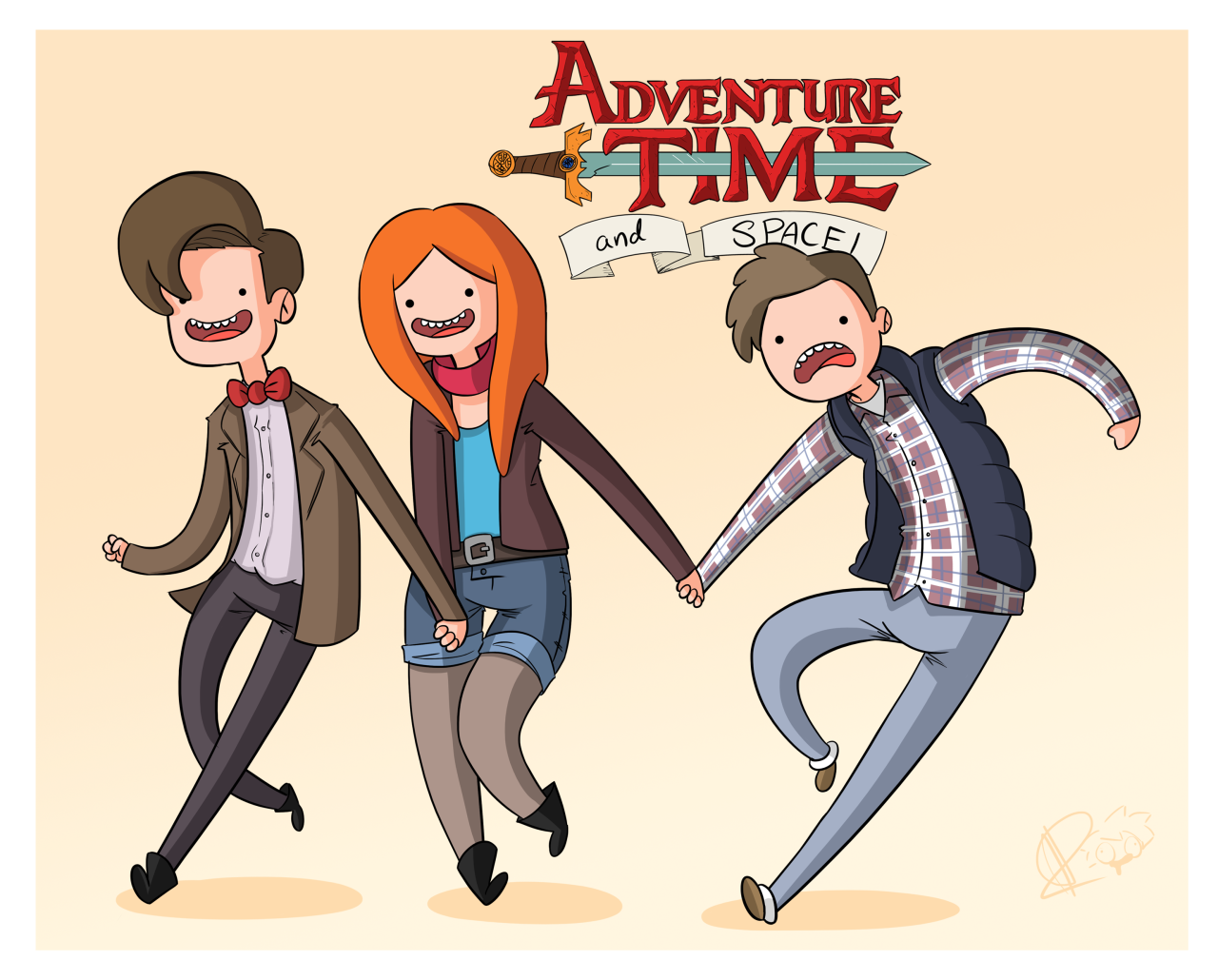 Adventure Time and Space! 11, Amy and Rory.