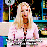 Image result for phoebe waiting death gif