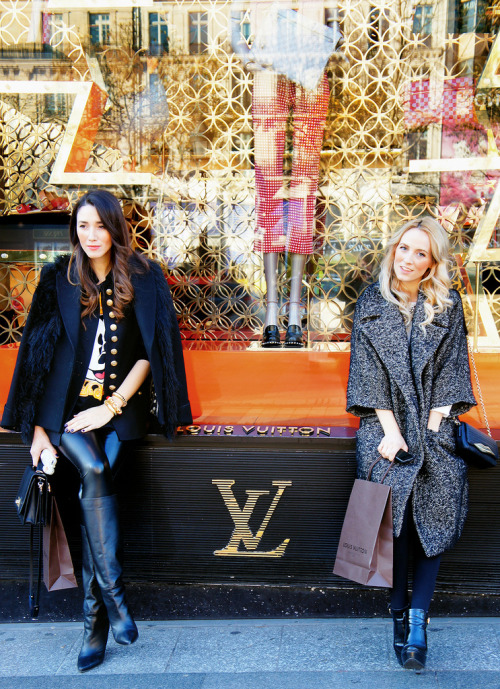 fashion-boots:

Fashion bloggers Diana Enciu & Alina Tanasa...