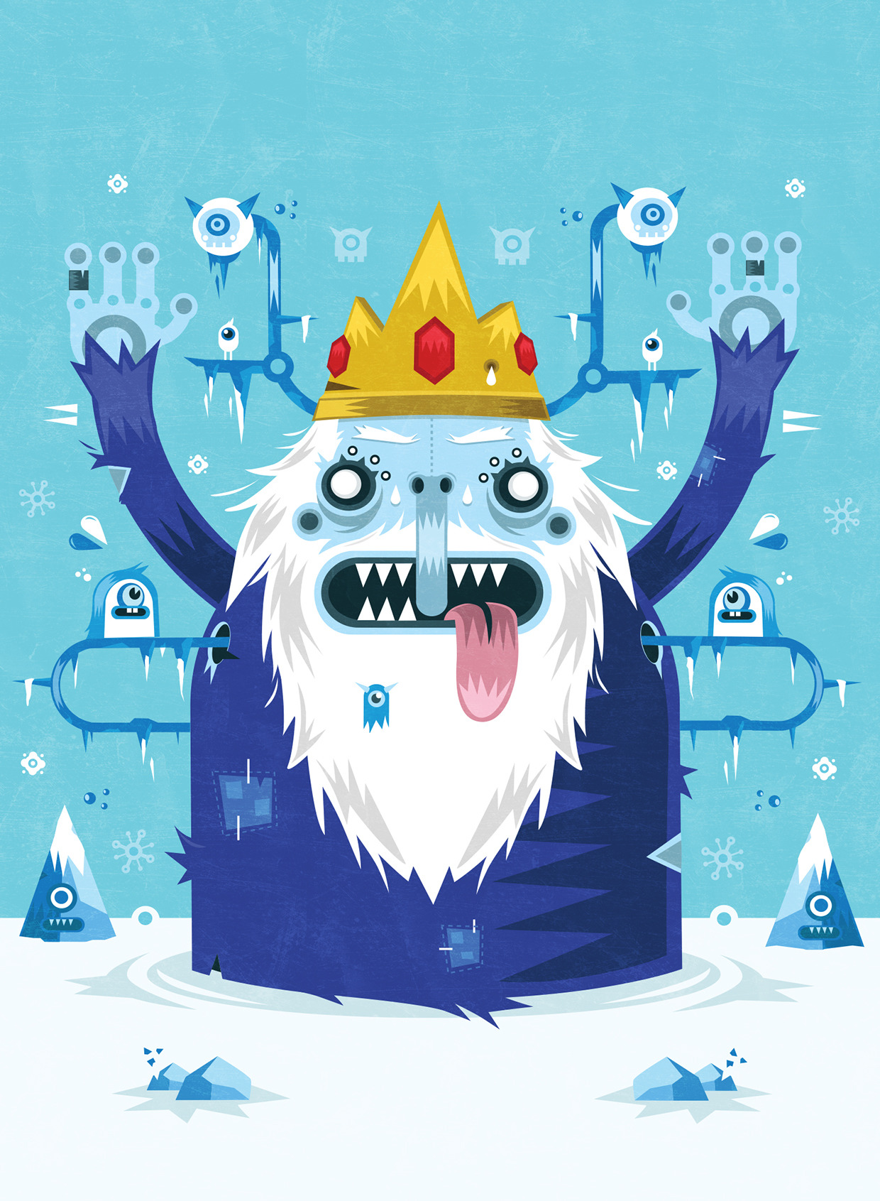 Adventure Time Fan Art: Ice King! - Created by Yema Yema | Artist&#8217;s Tumblr