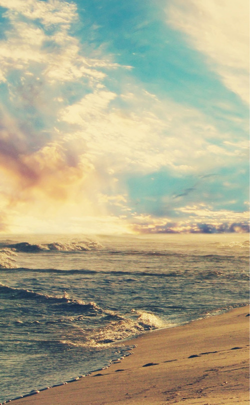 Iphone Perfect Sky Water Wallpaper Nature Beach Background Spectives
