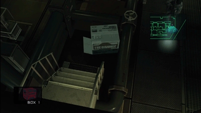 Caja de cartón Metal Gear Solid 2: Sons of Liberty