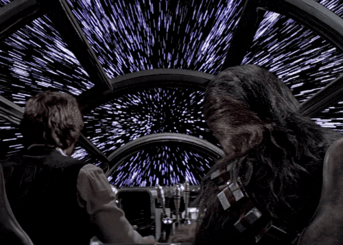 Image result for star wars millennium falcon gif