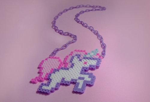 pastelbmob 8 bit unicorn necklace 12