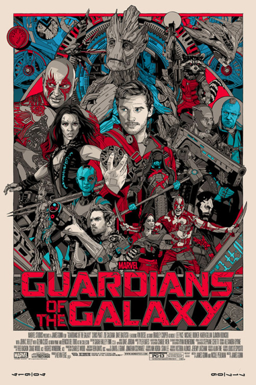 Our friends at Mondo created some epic Guardians of the Galaxy posters for the film&#8217;s release today! Check them out here. 