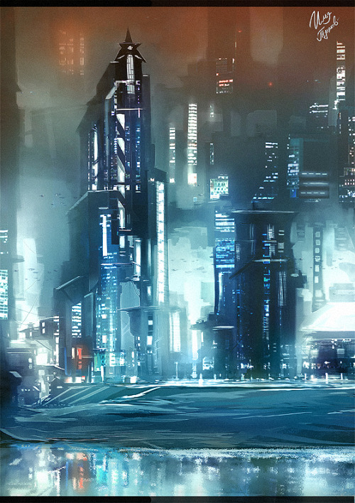 The future city by Ilya Tyljakov 