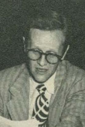 Wilms Herbert, the first actor to play Anthony J. Lyon on Jeff Regan, Investigator.  Herbert appears in the episode featured on this week’s podcast.
Herbert was a versatile actor; shortly after he left Jeff Regan, he joined the cast of Richard Diamond, Private Detective as two members of the regular cast: the dim-witted Sgt. Otis, and Francis, Helen Asher’s stuffy butler.
