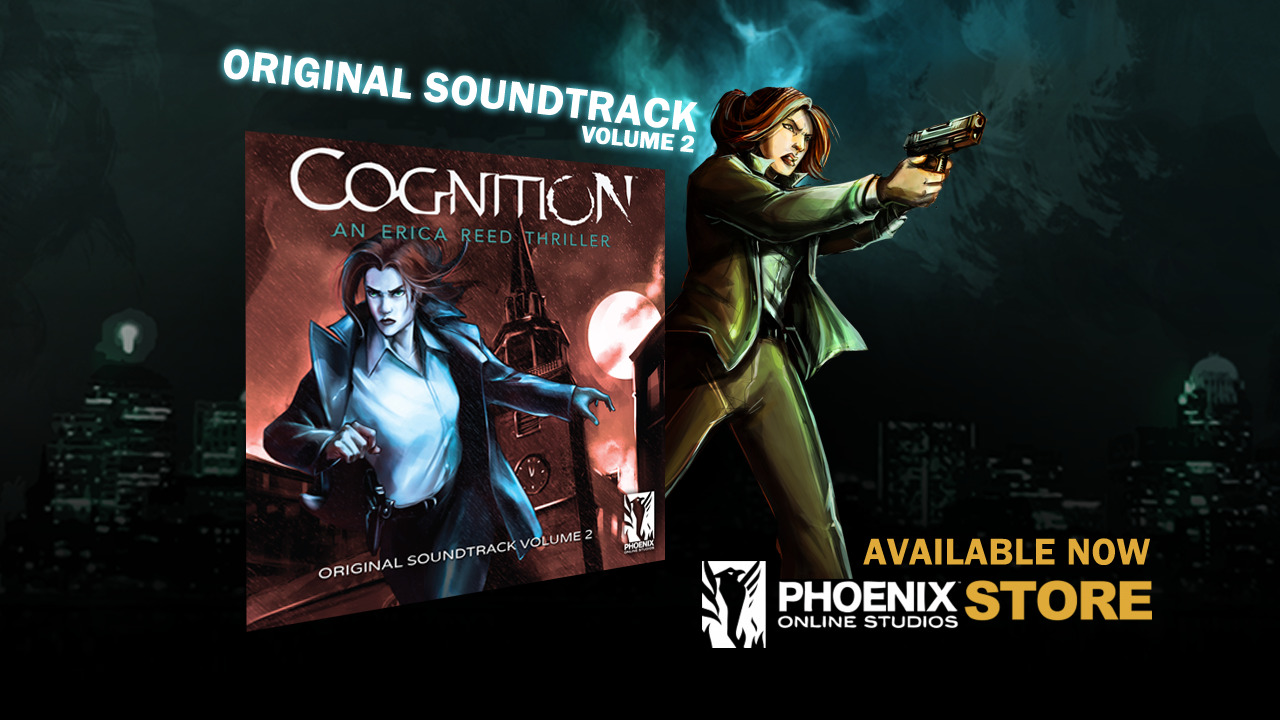 Award Wining Song writer Austin Haynes&#8217; full work is now available on Cognition Original Soundtrack Volume 2. It includes songs from The Wise Monkey, The Oracle and The Cain Killer.Including as well, a community favorite &#8220;Keep You" by Slow Down Clown, from Cognition: The Cain Killer. We celebrate the release of the full Original Soundtrack with an exclusive acoustic lyrics video as well as a free download below. The acoustic version of “Keep you” is not in the official Cognition OST Vol. 2, it is distributed for free as part of the soundtrack promotion. You can download the song here for free.Gonçalo GonçalvesSocial Media AssociatePhoenix Online Studios