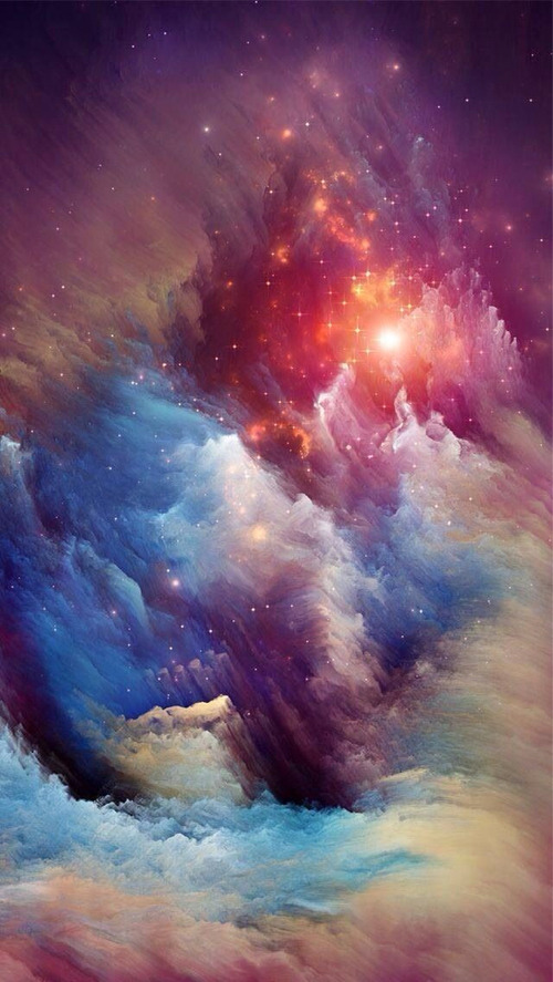 Love Rainbow Space Galaxy Wallpaper Sun Clouds Outerspace Skittlevodka