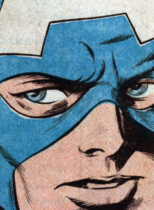 4cp:

Pencils by Gene Colan. Inks by Bill Everett. “Captain America” #137, 1971.

