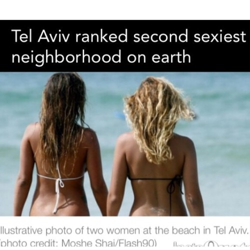 Tel Aviv is a beautiful place — beaches, architecture, people and more. And the world is taking notice. The city’s Gan Hahashmal scored second place on Thrillist’s “Top ten sexiest neighborhoods on Earth,” list losing out to only Rio De Janiero’s Ipanema neighborhood.

let_my_people_know