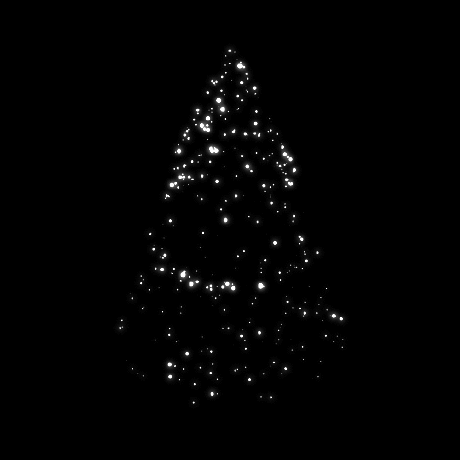 spiritswildandfree:

Shimmering Christmas Tree