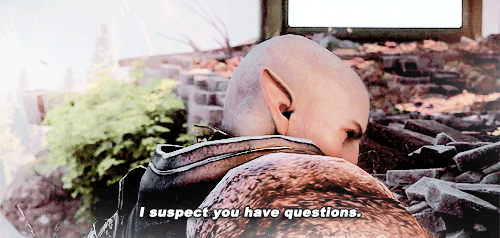 Image result for I suspect you have questions solas GIF