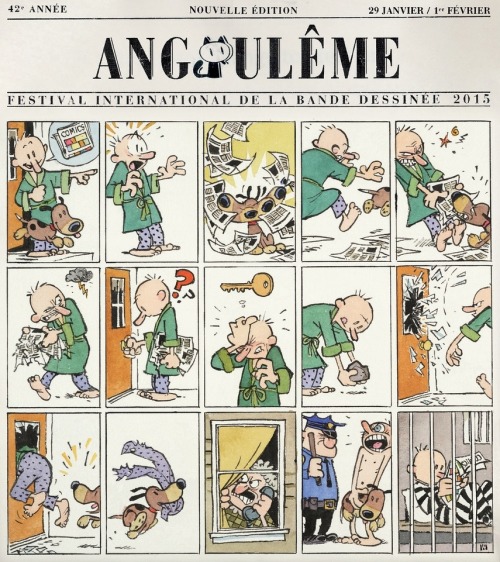Bill Wattersons poster for the Angoulême International Comics Festival