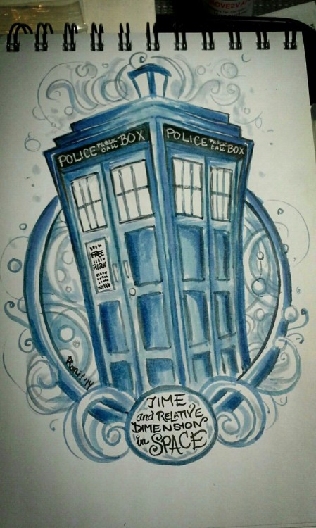 TARDIS, a most wonderful blue box.